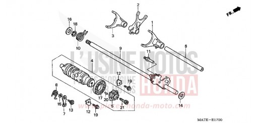 GEARSHIFT DRUM CBR1100XX6 de 2006